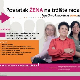 Projekat „Povratak žena na tržište rada“