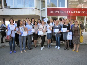 Seminar "Women's e-clubs in rural areas of Serbia", April 2012, Metropolitan University, Belgrade