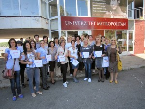 Seminar "Women's e-clubs in rural areas of Serbia", April 2012, Metropolitan University, Belgrade